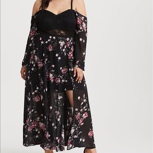 Torrid NWT Floral Insider Collection Maxi Dress 16